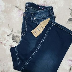 Silver Suki Super Strech Capri